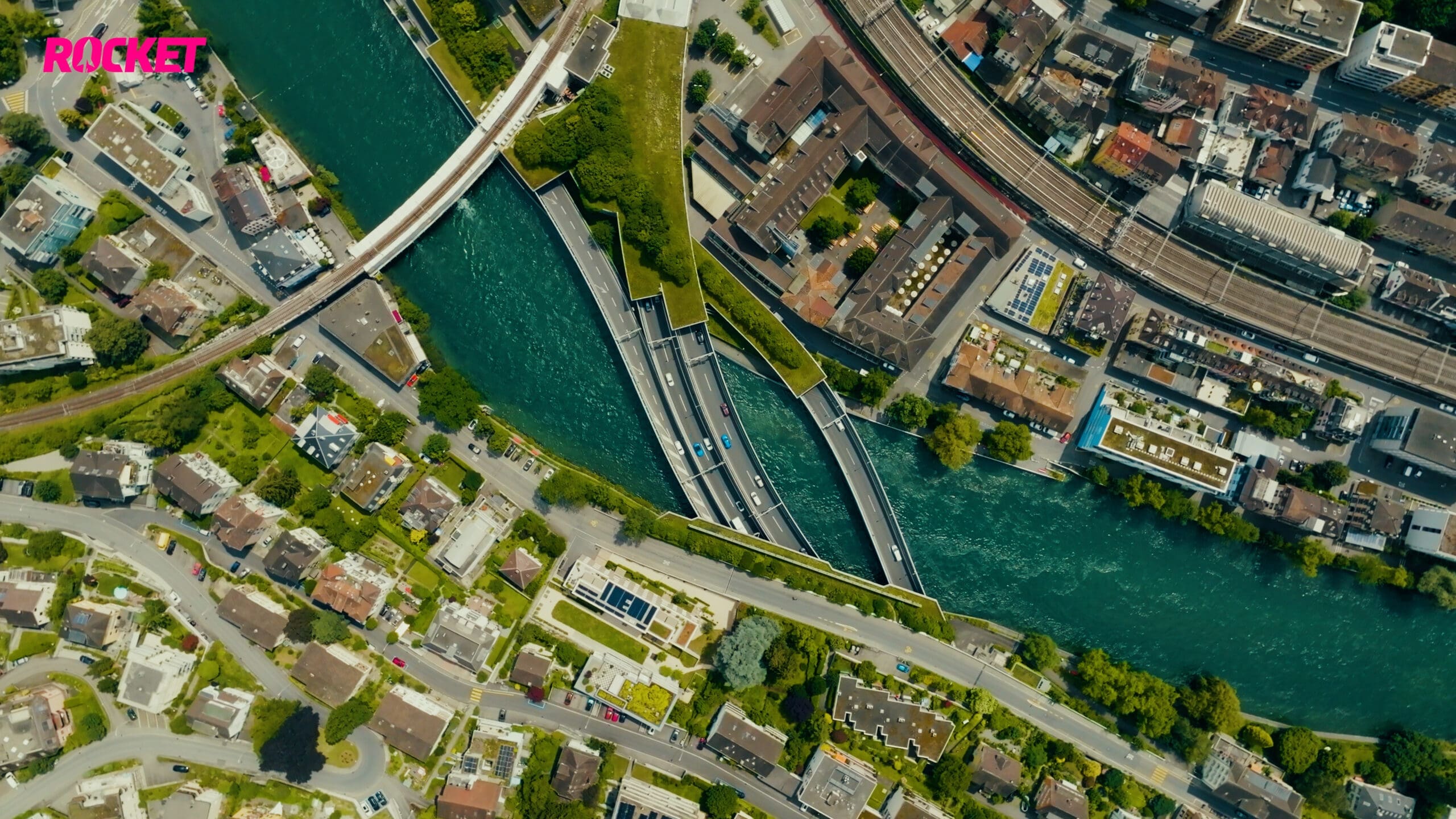 Panorama von Luzern: Faszinierende Drohnenaufnahme der Stadt